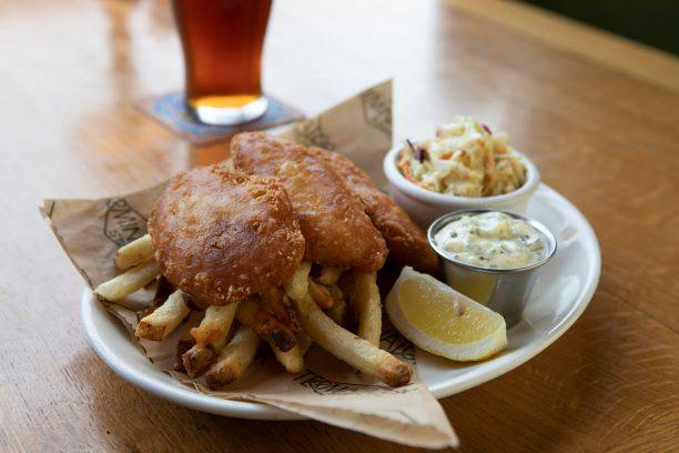 Order Ale-Battered Fish & Chips  food online from McMenamins Thompson Brewery & Public House store, Salem on bringmethat.com