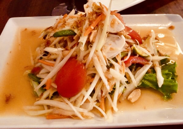Order Som Tam Thai Salad ** food online from Urban Thai Restaurant store, Arlington on bringmethat.com