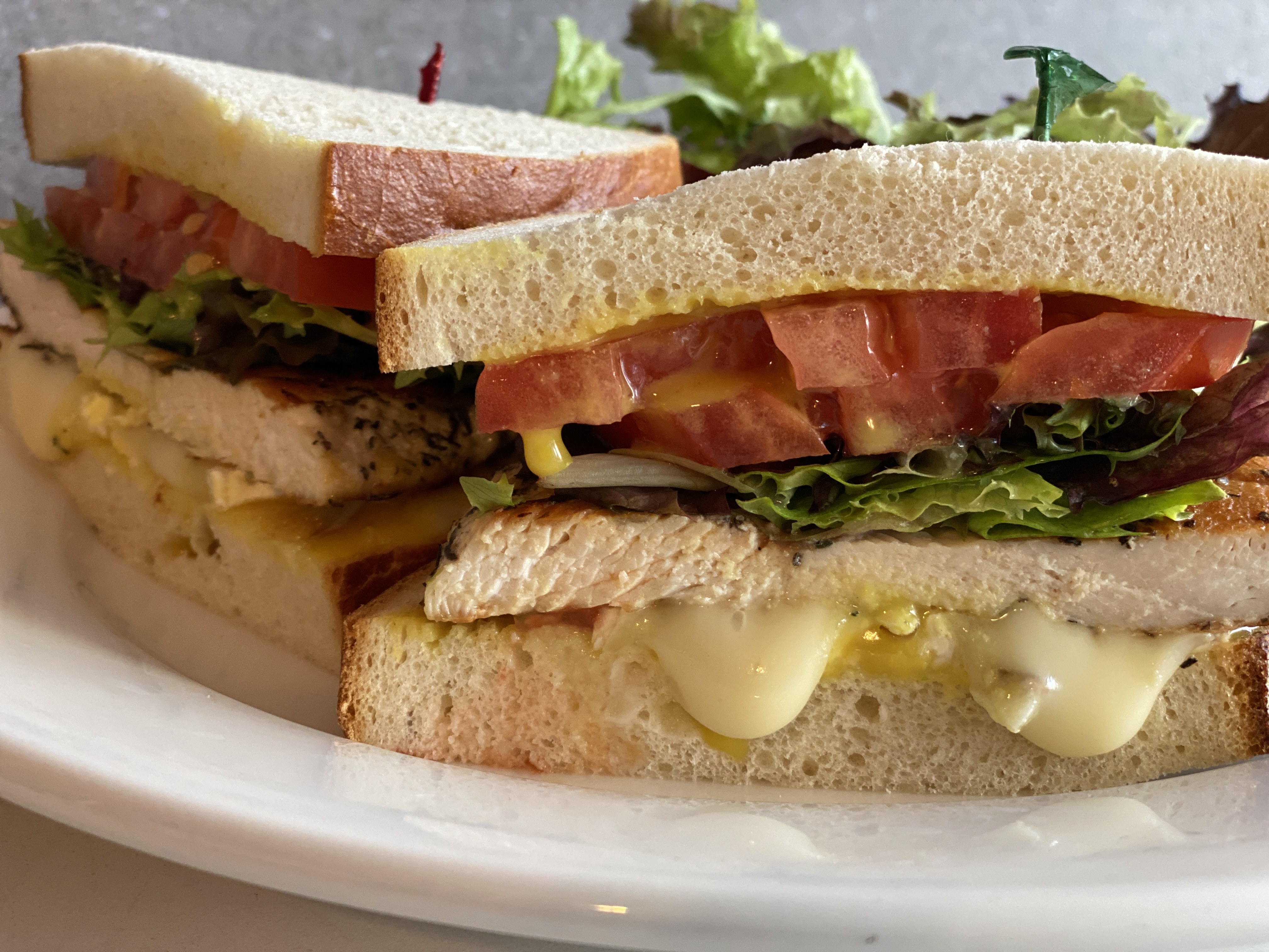 Order Chicken and Brie Sandwich food online from Rolling Pin Cafe store, Westwood on bringmethat.com
