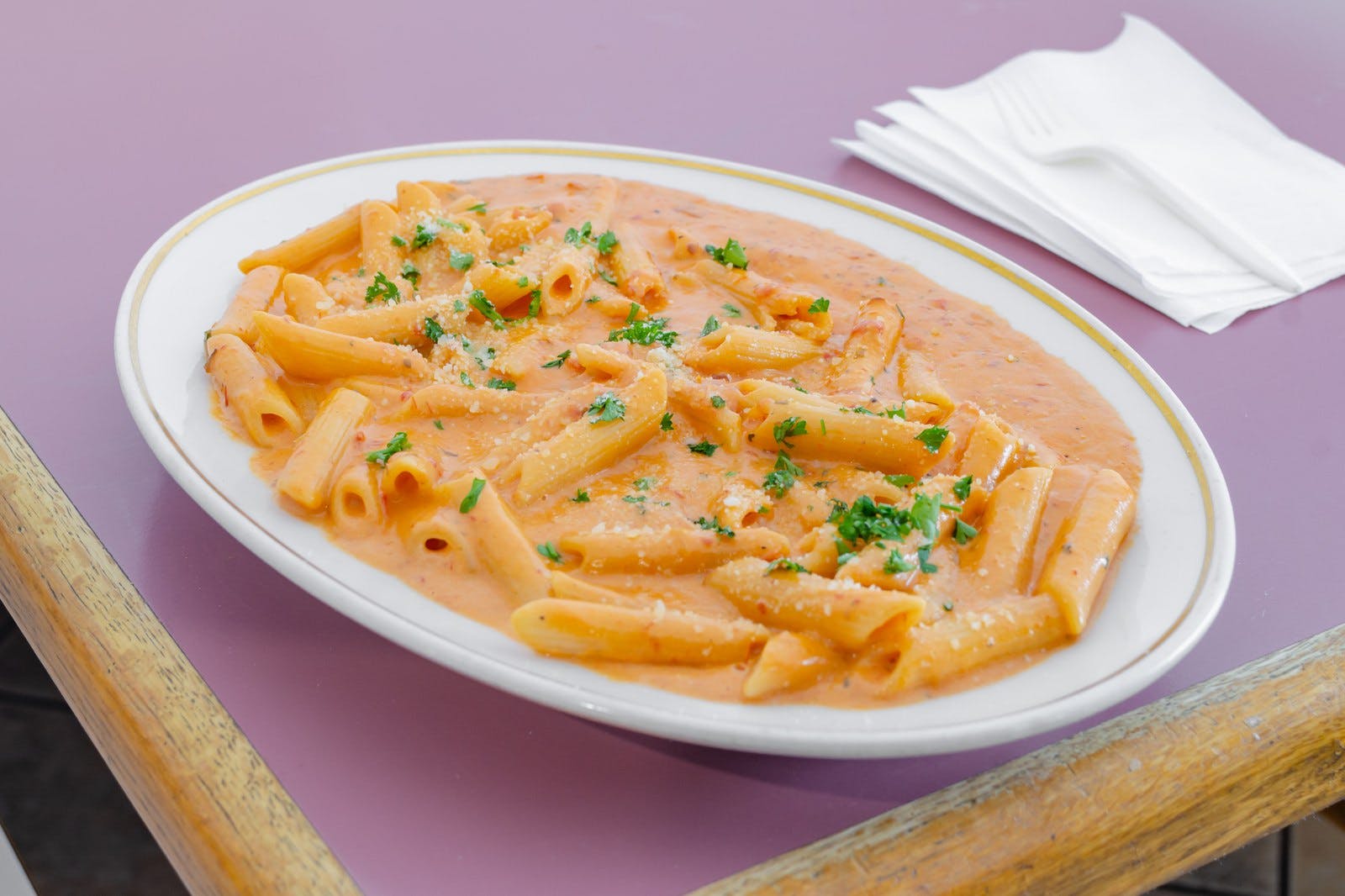 Order Pasta with Vodka Sauce - Pasta food online from Stelton Pizza store, Piscataway Township on bringmethat.com