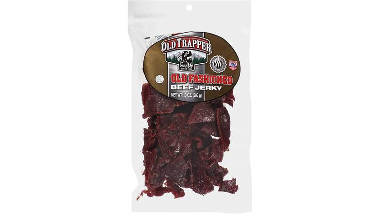 Order Old Trapper Beef Jerky Naturally Smoked Old Fashioned Original food online from Trumbull Mobil store, Trumbull on bringmethat.com