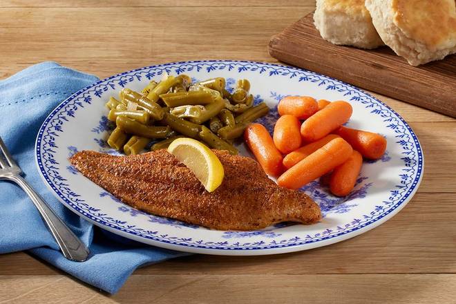 Order U.S. Farm-Raised Grilled Catfish food online from Cracker Barrel store, Springfield on bringmethat.com
