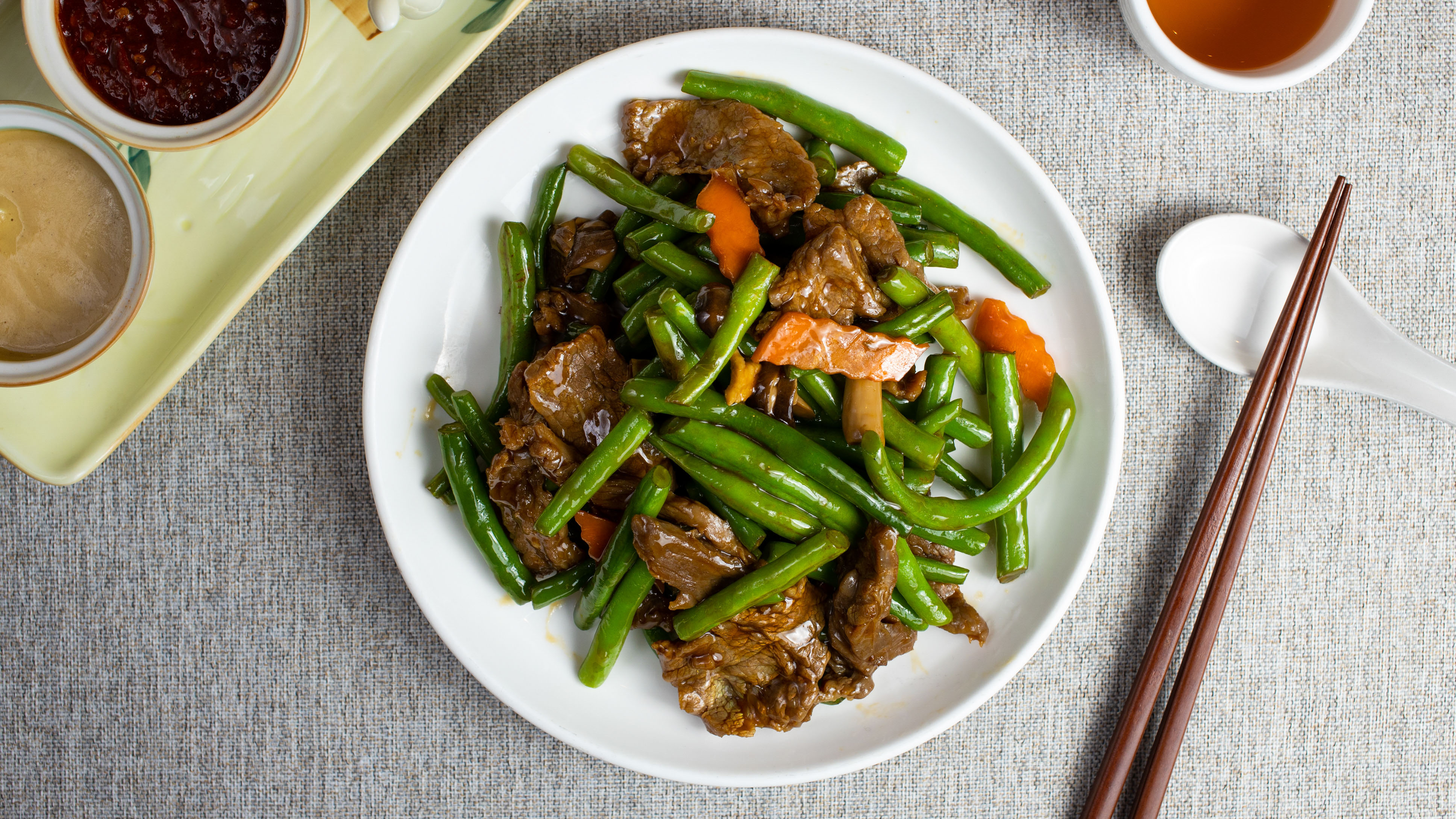Order Beef-flat String Beans 四季豆牛 food online from Fortune Cookie Chinese store, San Francisco on bringmethat.com