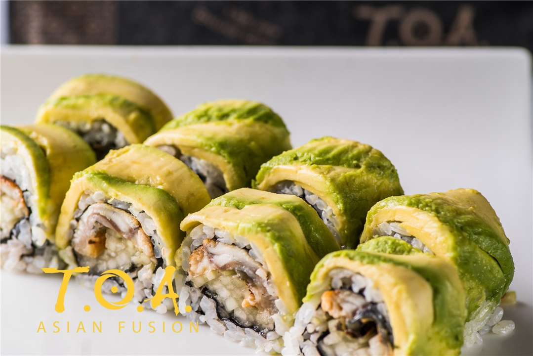 Order Green Dragon Roll food online from Toa Asian Fusion store, Farmingdale on bringmethat.com