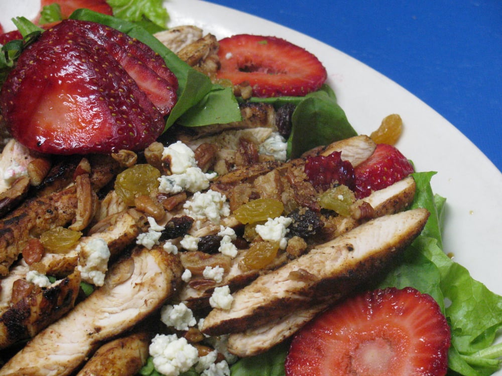 Order Strawberry Salad food online from Original Rib Tickler store, Tomball on bringmethat.com