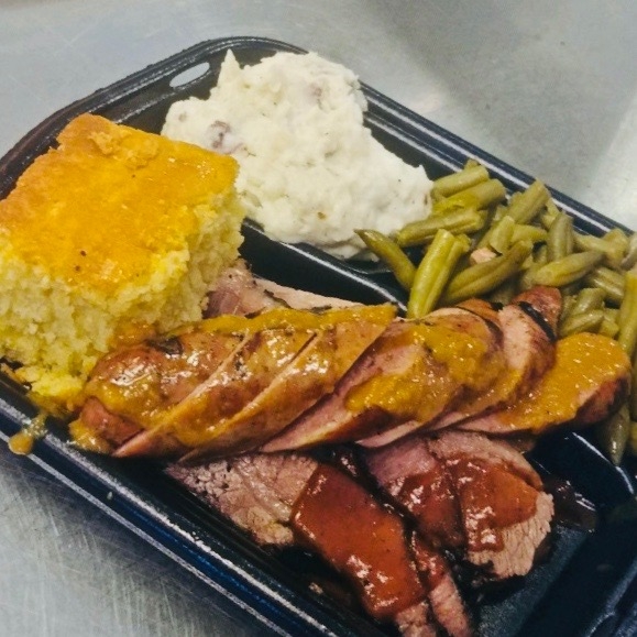 Order Duo Platter food online from Willards Real Pit Bbq store, Reston on bringmethat.com
