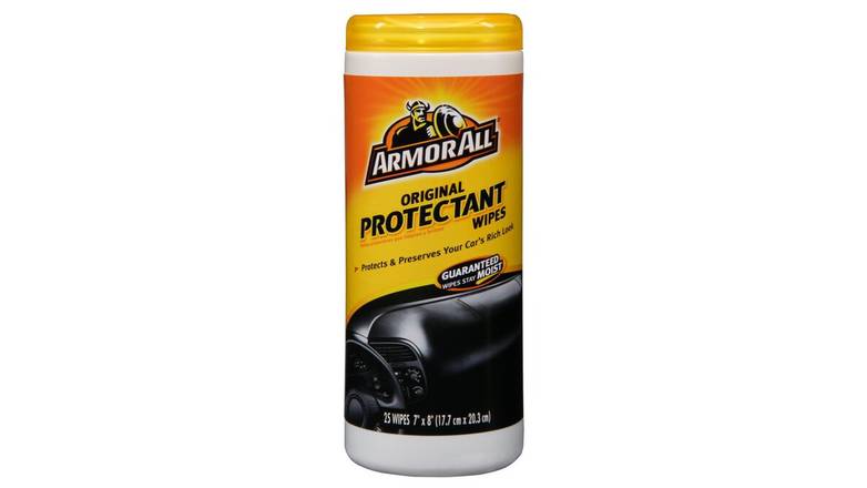 Order Armor All Protectant Car Wipes - 25 Count food online from Trumbull Mobil store, Trumbull on bringmethat.com