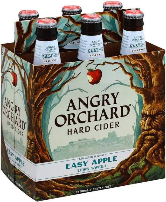 Order Angry Orchard Easy Apple, 6pk-12oz bottle cider (5.0% ABV) food online from Mimi Liquor store, Joliet on bringmethat.com