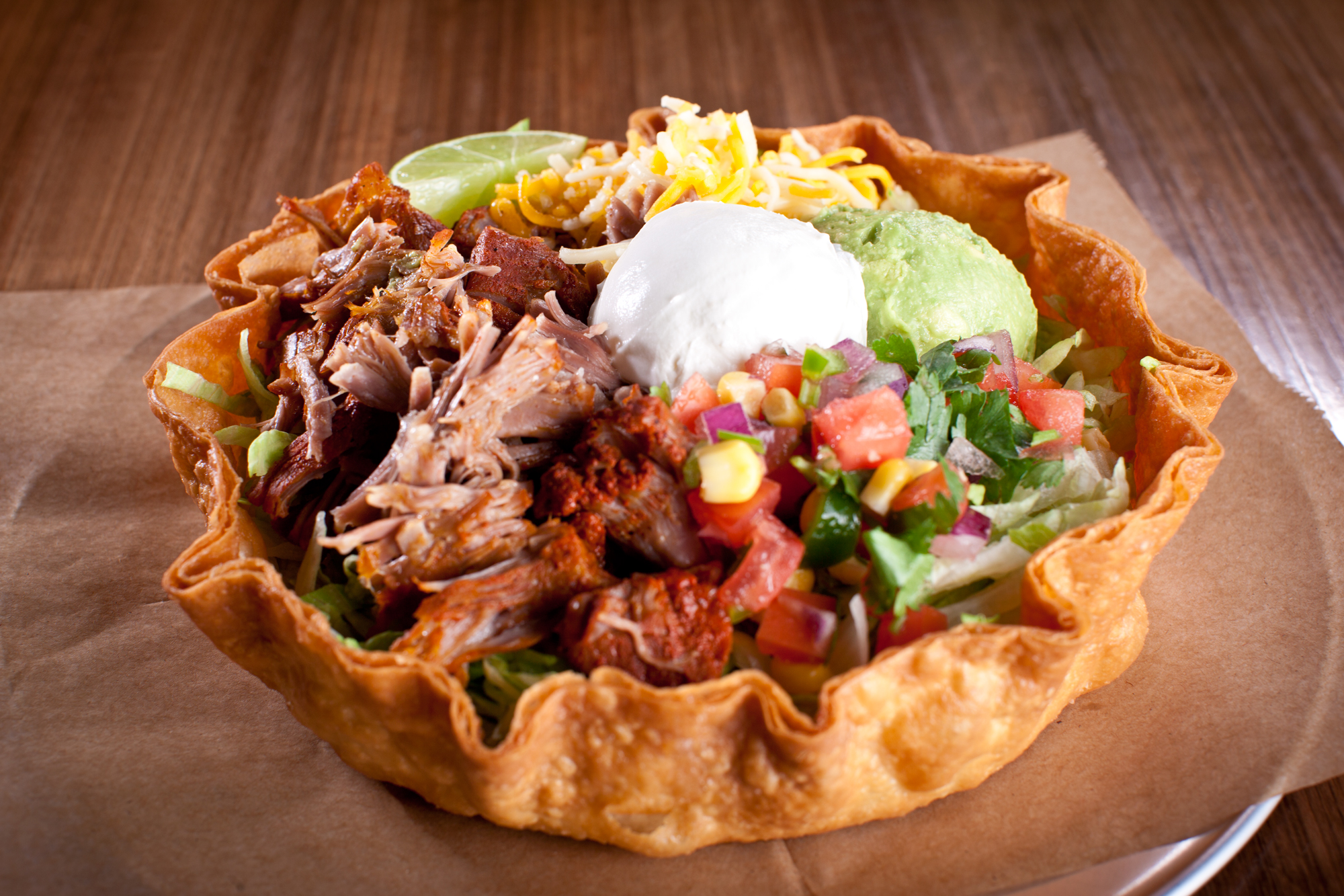 Order Taco Salad food online from Mixteco Mexican Grill store, Chicago on bringmethat.com