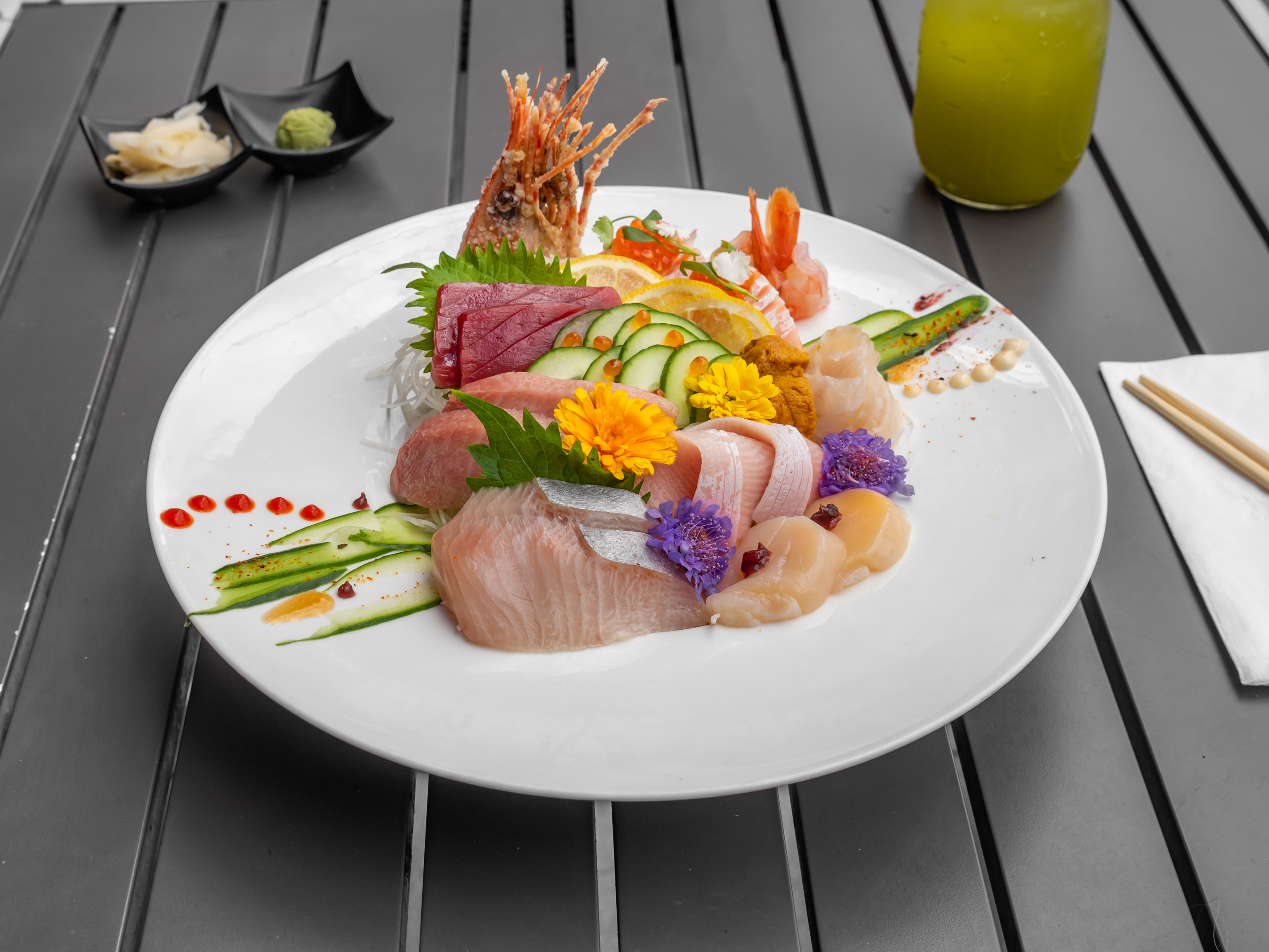Order 12 pcs. Deluxe Sashimi food online from Tokyo Cube store, Los Angeles on bringmethat.com