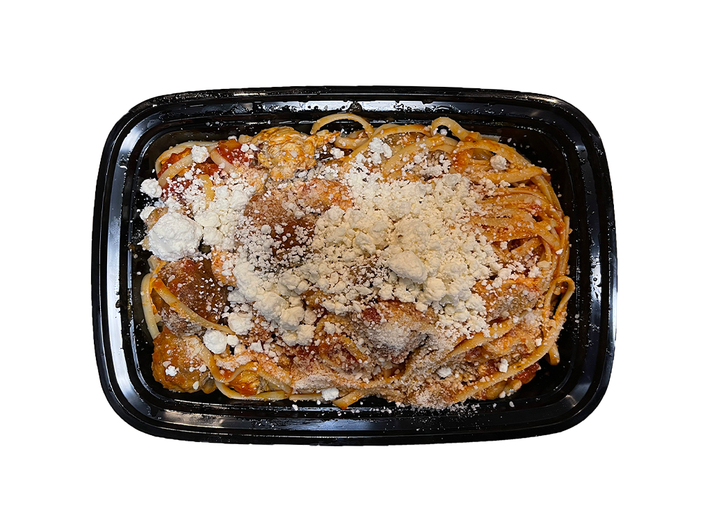 Order Linquine with Meatballs food online from Land of Pizza Inc store, South Boston on bringmethat.com