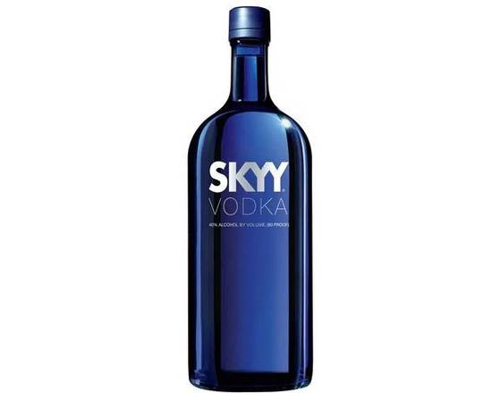Order Skyy, 1.75L vodka (40.0% ABV) food online from NEWBRIDGE WINES & SPIRITS CORP store, Levittown on bringmethat.com