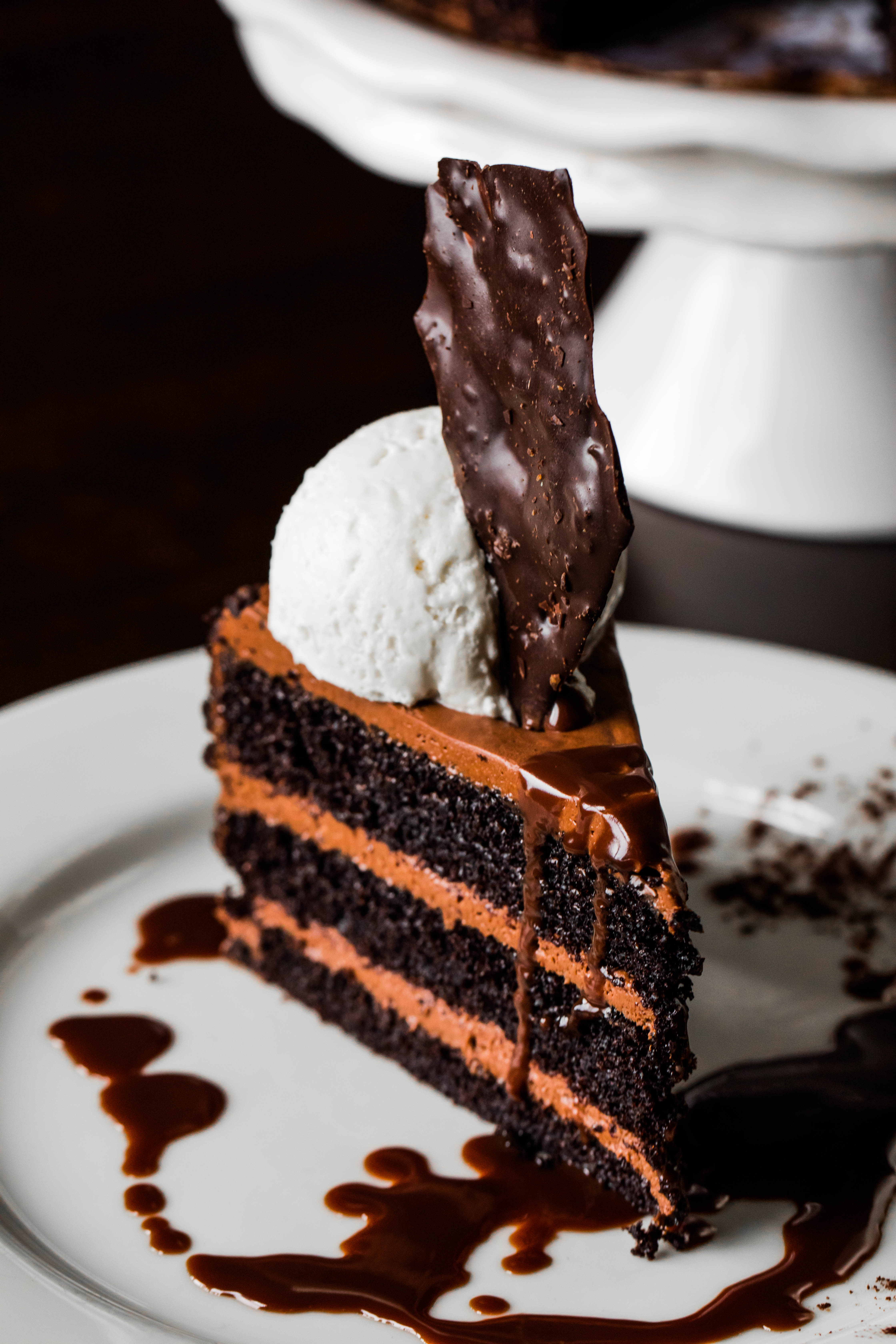 Order Triple Layer Chocolate Cake food online from Wildfire store, Chicago on bringmethat.com