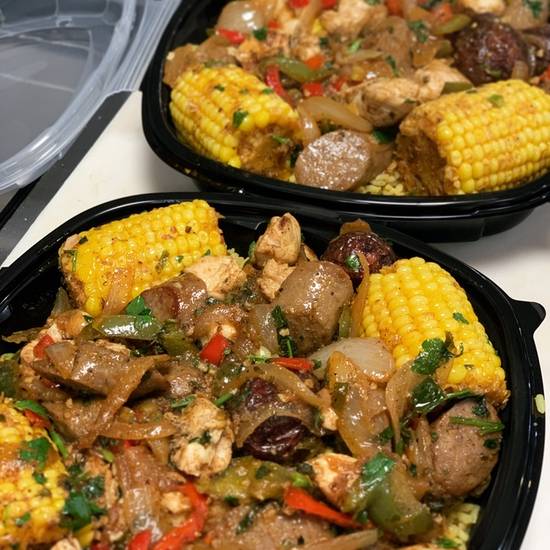 Order *Chicken & Sausage Skillet food online from Bailey Seafood store, Buffalo on bringmethat.com