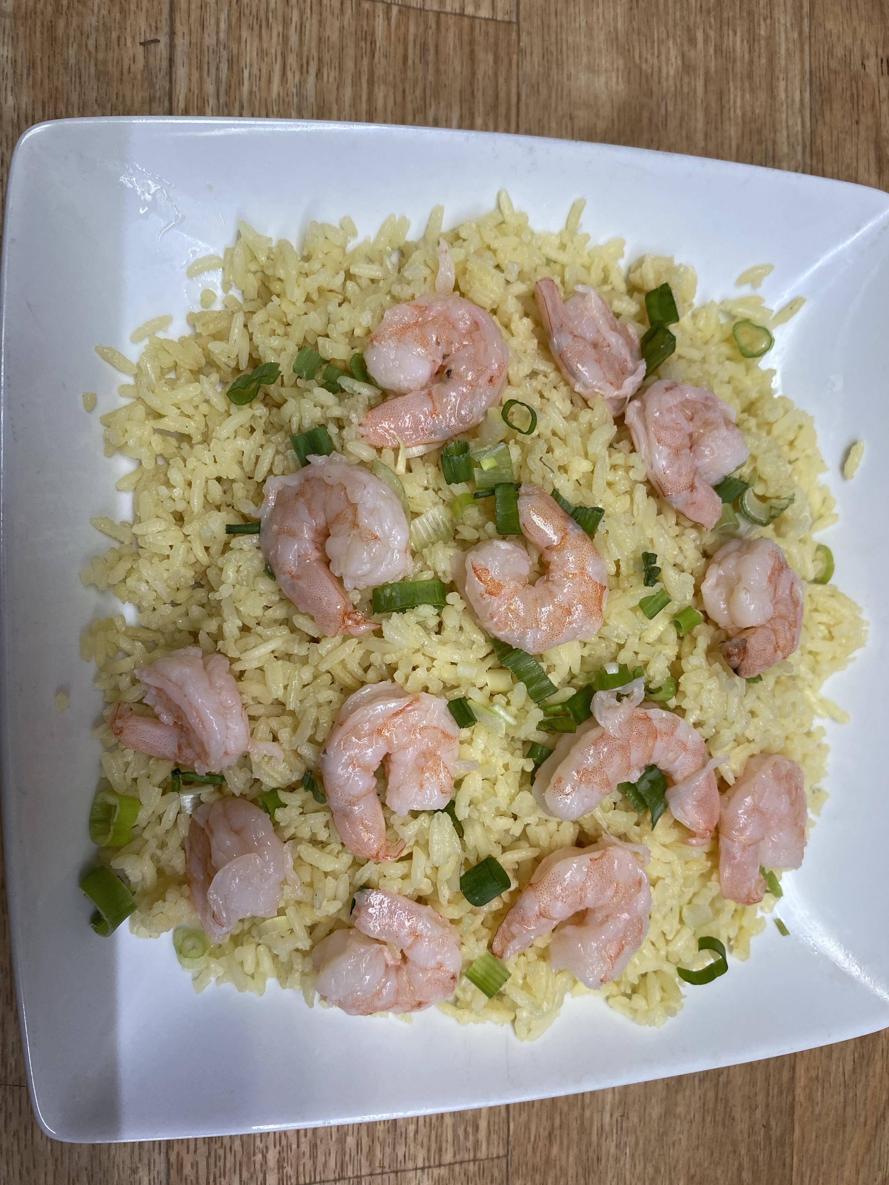 Order 36. Shrimp Fried Rice food online from Tong Kwong Kitchen store, Hempstead on bringmethat.com