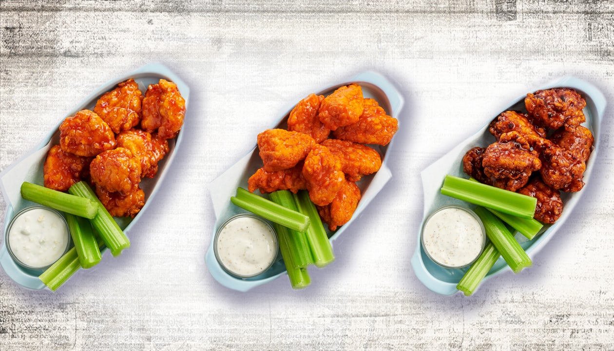 Order Boneless Wings food online from Pasqually Pizza & Wings store, Escondido on bringmethat.com