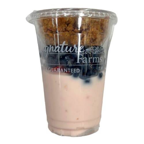 Order Yogurt Parfait Strawberry with Strawberry & Blueberry (12 oz) food online from Albertsons store, Bakersfield on bringmethat.com