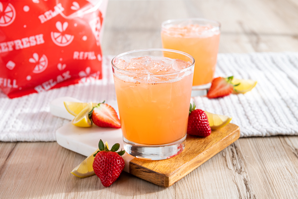 Order Gallon of Strawberry Lemonade food online from Chilis store, Plainfield on bringmethat.com