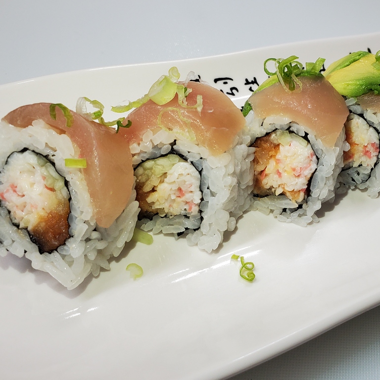 Order Albacore Lover Roll food online from Sushi Loco store, Long Beach on bringmethat.com