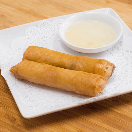 Order 18. Crispy Spring Rolls food online from Garnjana Thai Restaurant store, Fredericksburg on bringmethat.com