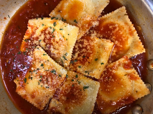 Order Homemade Square Cheese Ravioli food online from Wolf Street Pizza store, Philadelphia on bringmethat.com