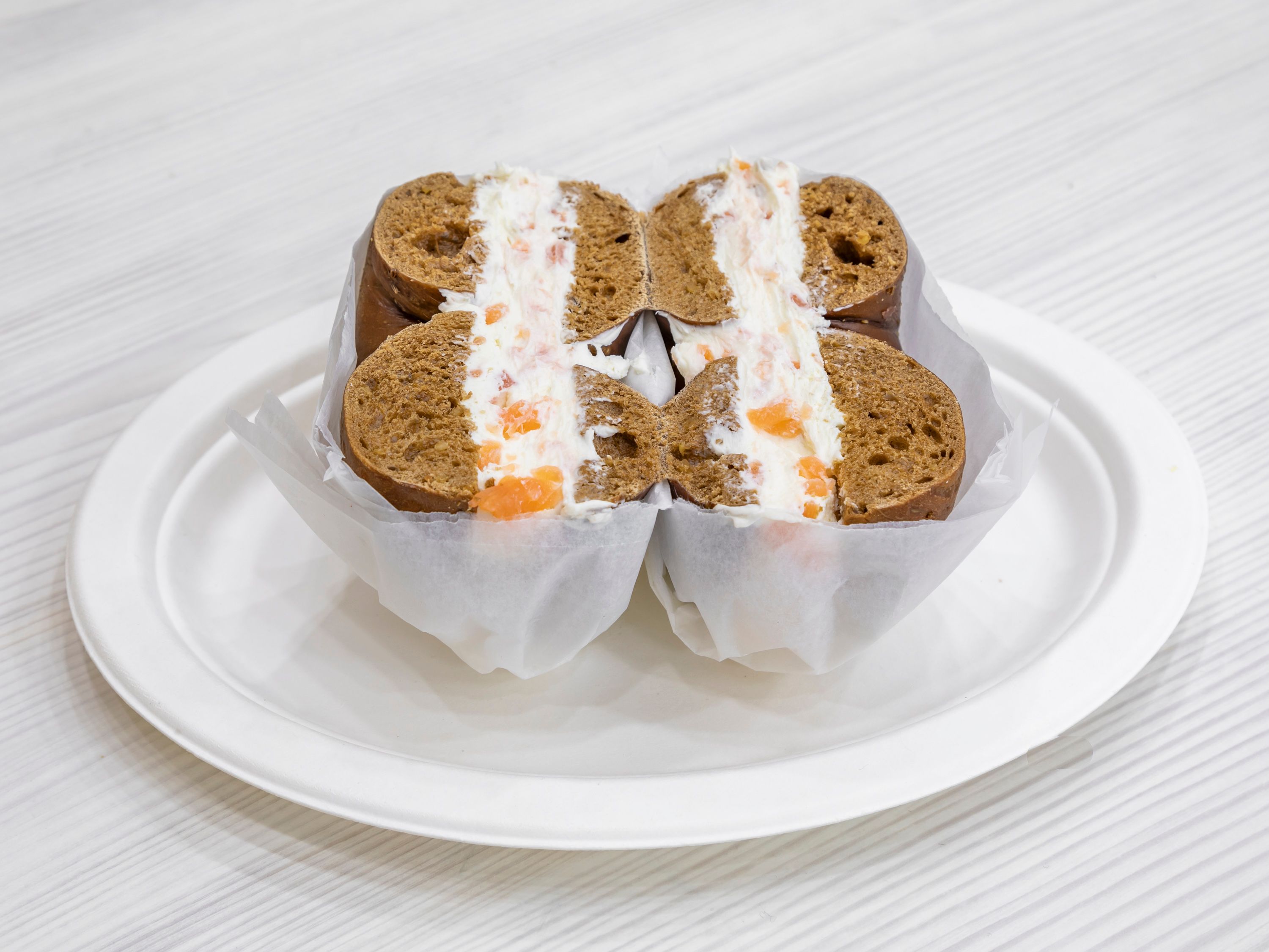 Order Lox Cream Cheese Schmear food online from Bagel Boss Catering store, New York on bringmethat.com