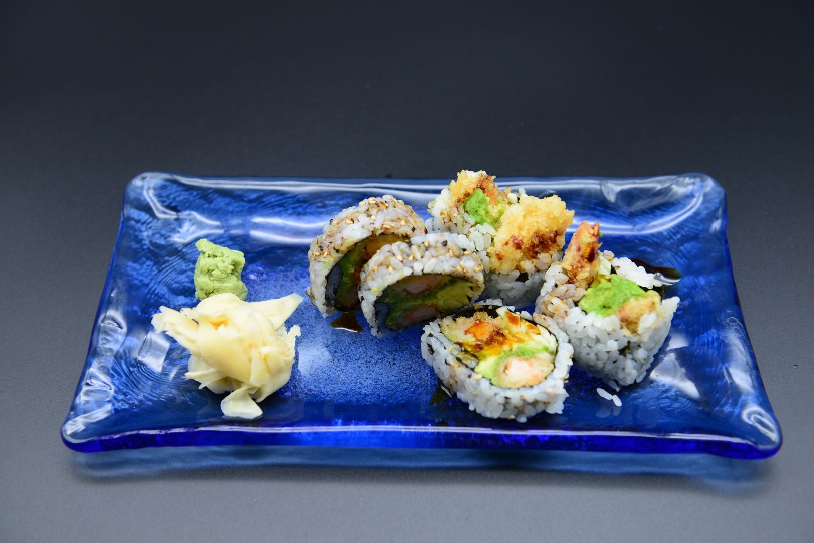 Order Shrimp Tempura Roll food online from Sushi Palace store, Princeton on bringmethat.com