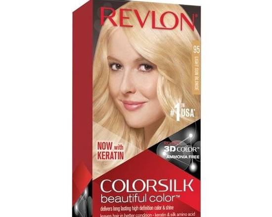 Order Revlon Colorsilk Beautiful Color: Light Sun Blonde 95 food online from iDa Beauty Supply Store store, Middletown on bringmethat.com
