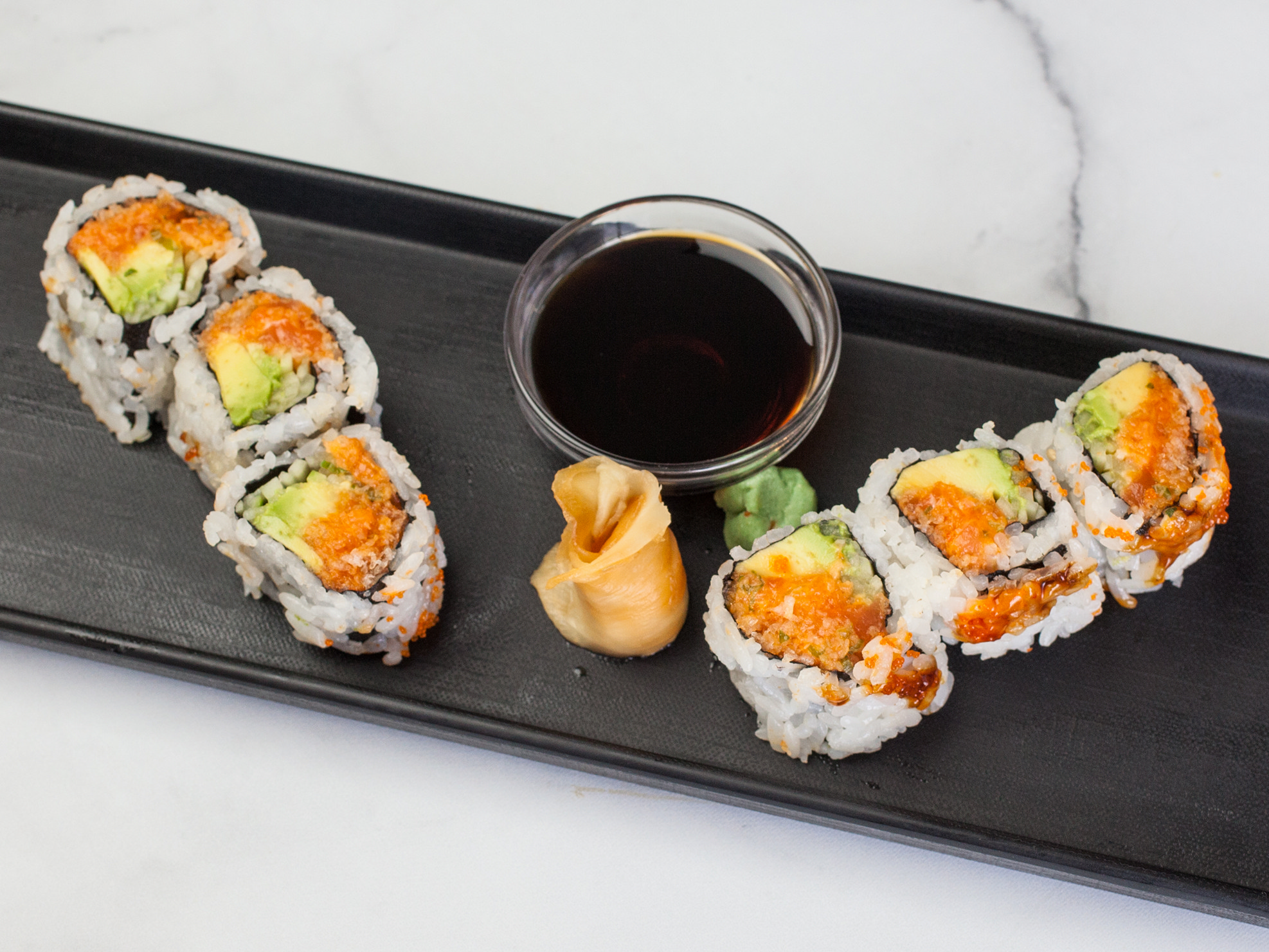 Order Spicy Salmon Roll food online from Taste of tokyo store, New York on bringmethat.com