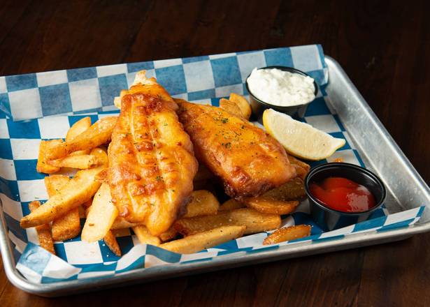 Order Fish & Chips food online from Baker St. Pub & Grill store, Dallas on bringmethat.com