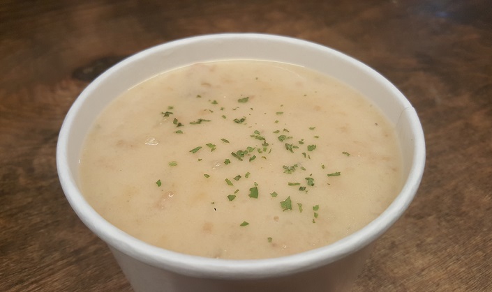 Order New England Clam Chowder food online from Cap't Loui store, New York on bringmethat.com