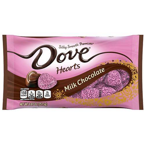 Order Dove Promises Valentine's Day Hearts Milk Chocolate Candy - 8.87 oz food online from Walgreens store, Walkertown on bringmethat.com