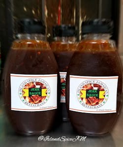 Order Bottle Jerk Sauce food online from Island Spice Jamaican Restaurant store, Leavenworth on bringmethat.com