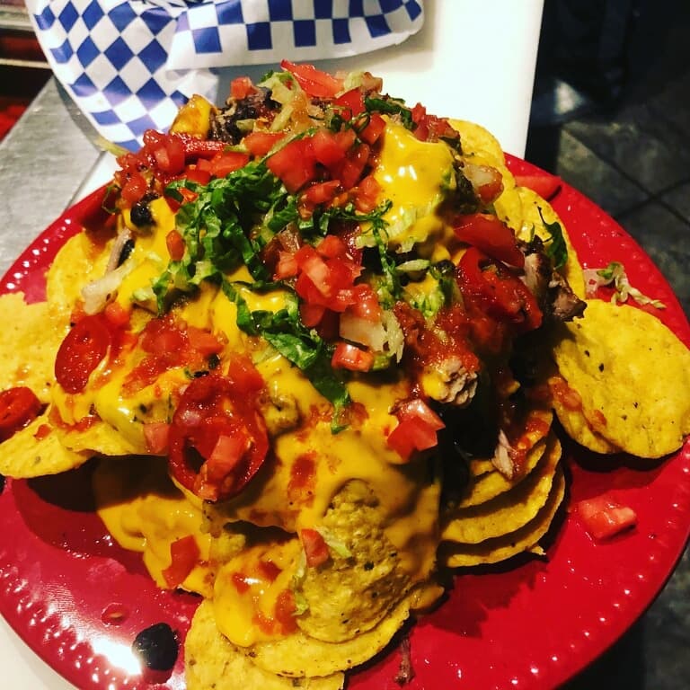 Order Full Pulled Pork Nachos food online from The Hopper store, Albuquerque on bringmethat.com