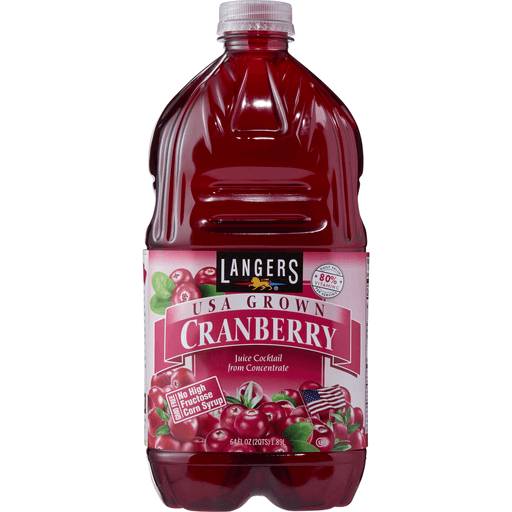 Order Langers Cranberry Juice (64 OZ) 100252 food online from BevMo! store, Milpitas on bringmethat.com
