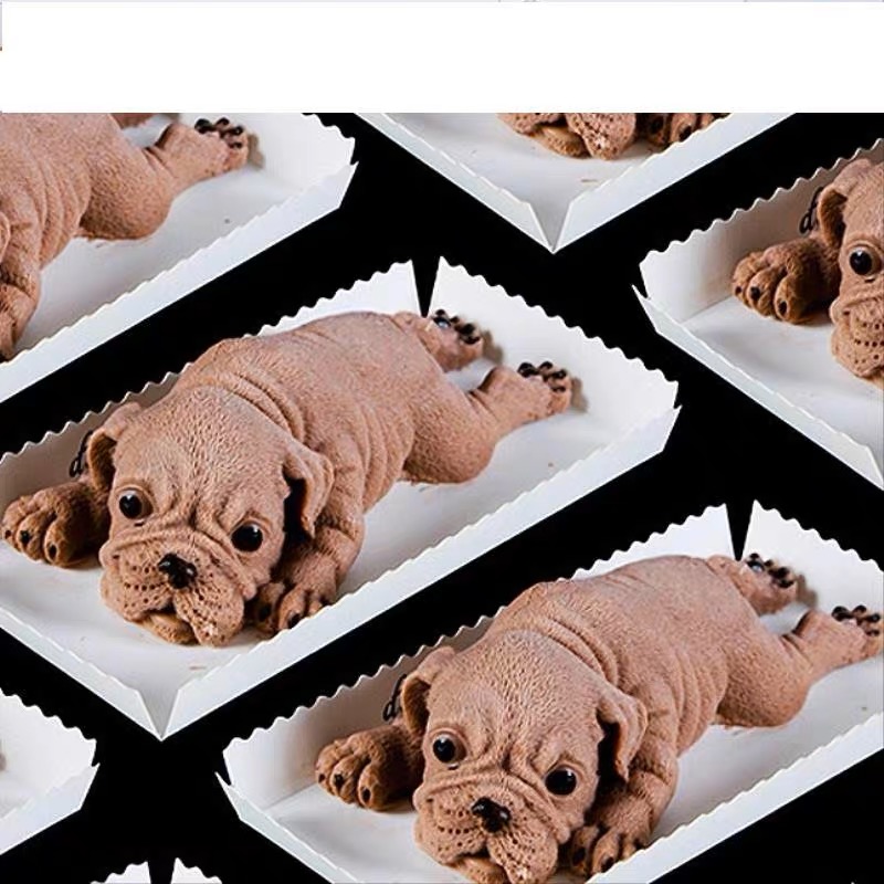 Order Doggie chocolate Mousse cake  food online from Itea Boba And Dessert store, Las Vegas on bringmethat.com