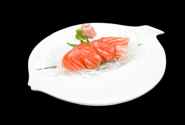 Order Salmon Sashimi food online from Star Sushi store, Jeffersonville on bringmethat.com