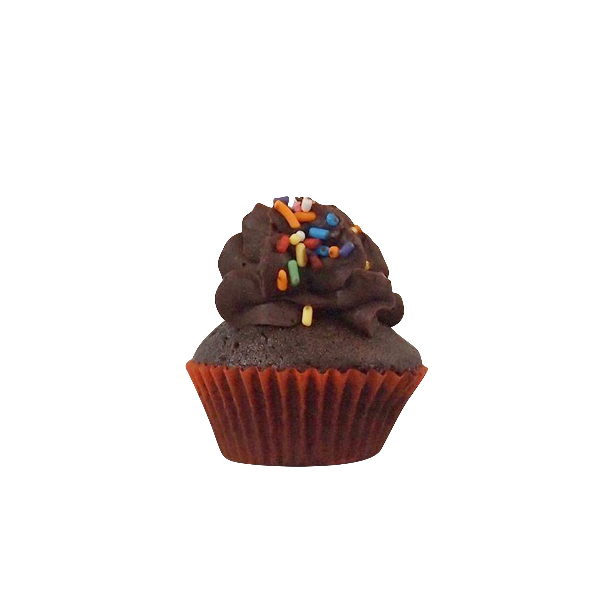 Order Mini Chocolate Cupcakes (Dozen) food online from Baked Cravings store, New York on bringmethat.com