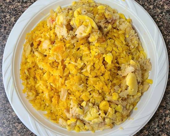 Order Ackee Season Rice food online from Best Choice West Indian Restaurant store, New York on bringmethat.com