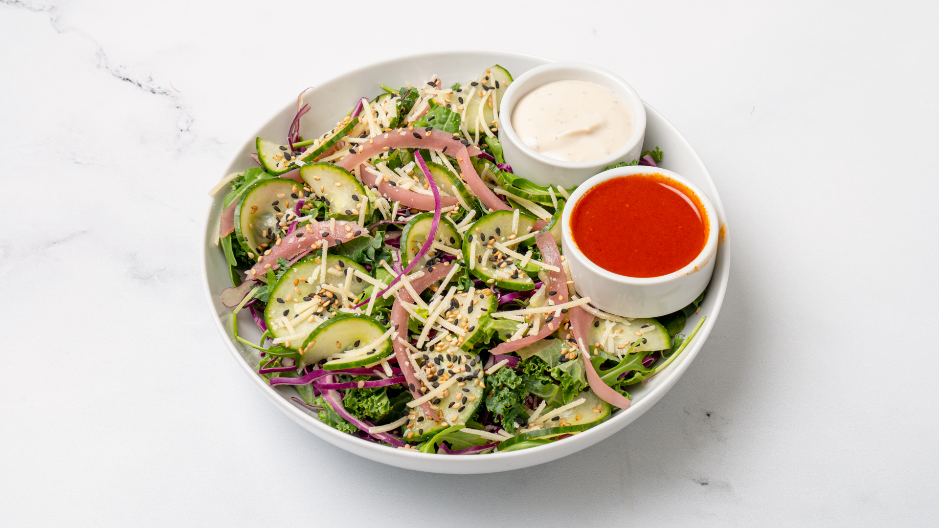 Order Hot Caesar Salad  food online from F#Ck Carbs store, Houston on bringmethat.com