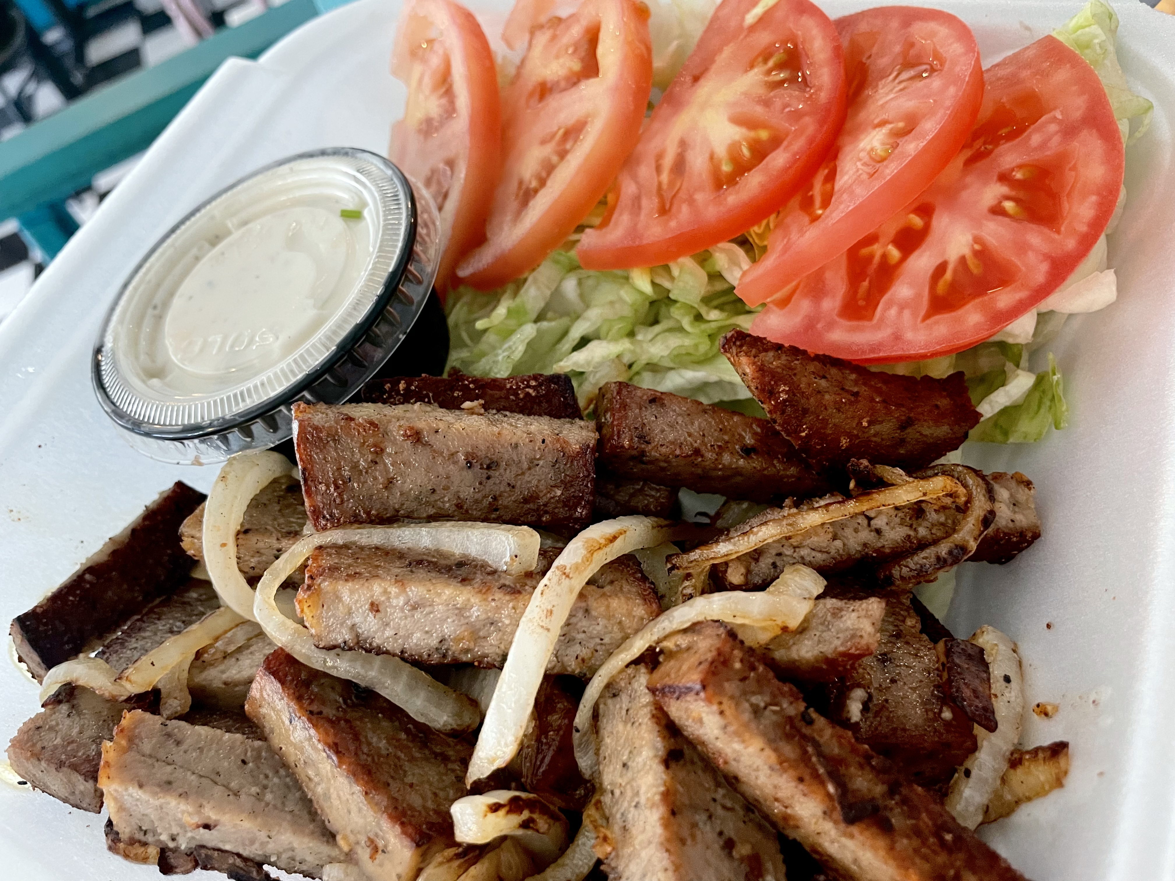 Order Gyro Platter food online from Kabob-G Grill store, Pittsburgh on bringmethat.com