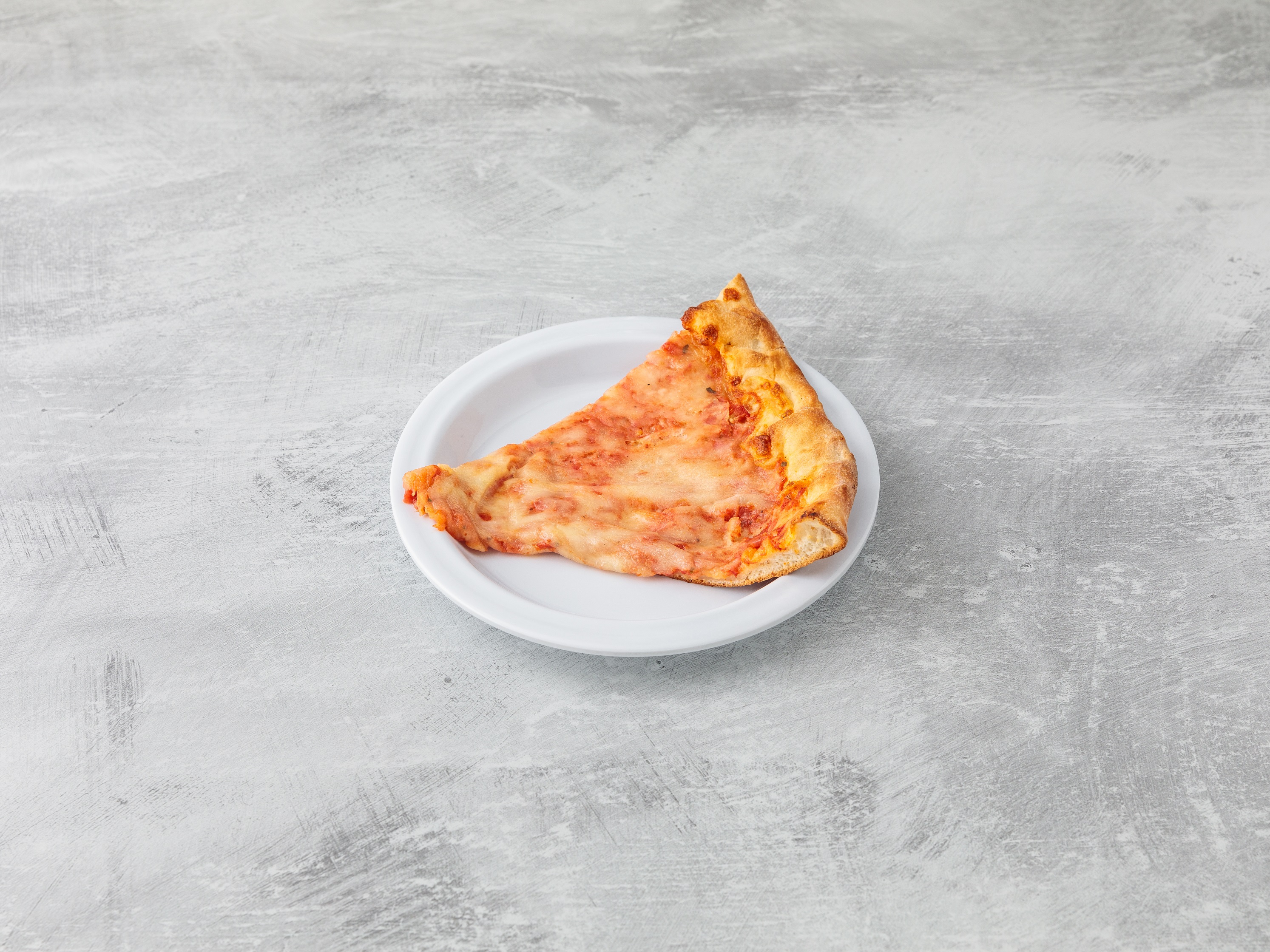 Order Slice of Classic Cheese Pizza food online from La trattoria store, New York on bringmethat.com