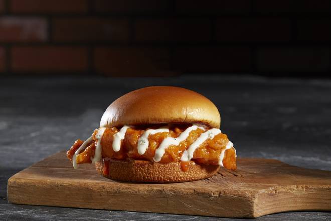 Order Buffalo Chicken Sandwich food online from Nathan Famous store, Yuma on bringmethat.com