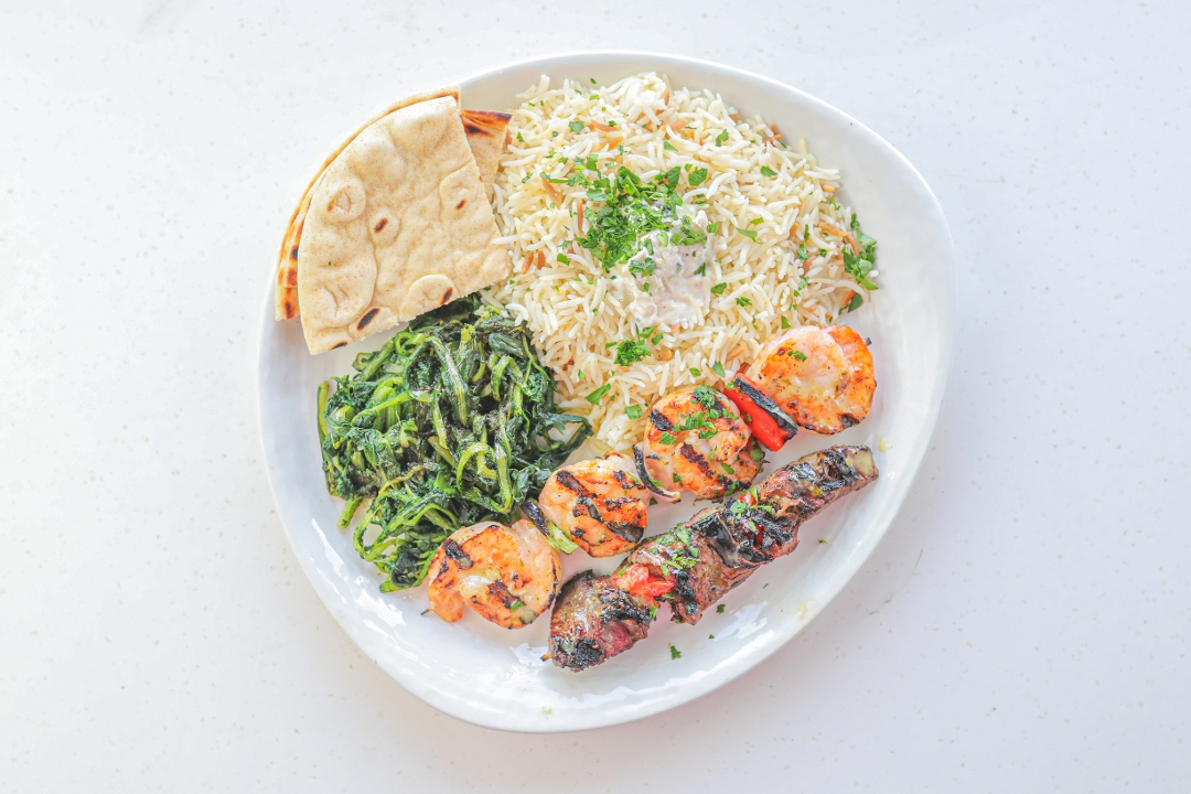 Order 2 Kabob. food online from Olive Pit Grill store, Brea on bringmethat.com