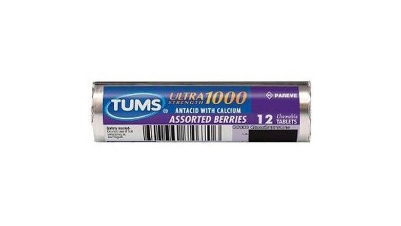 Order Tums Ultra Strength Heartburn Relief Chewable Antacid Tablets food online from Route 7 Food Mart store, Norwalk on bringmethat.com