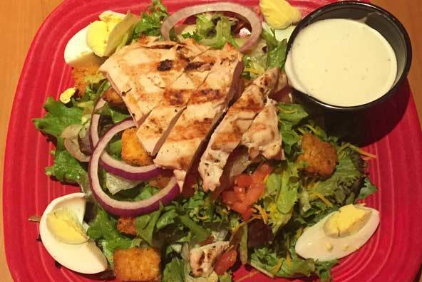 Order Texas Salad (With Chicken) food online from Texas Corral Portage store, Portage on bringmethat.com