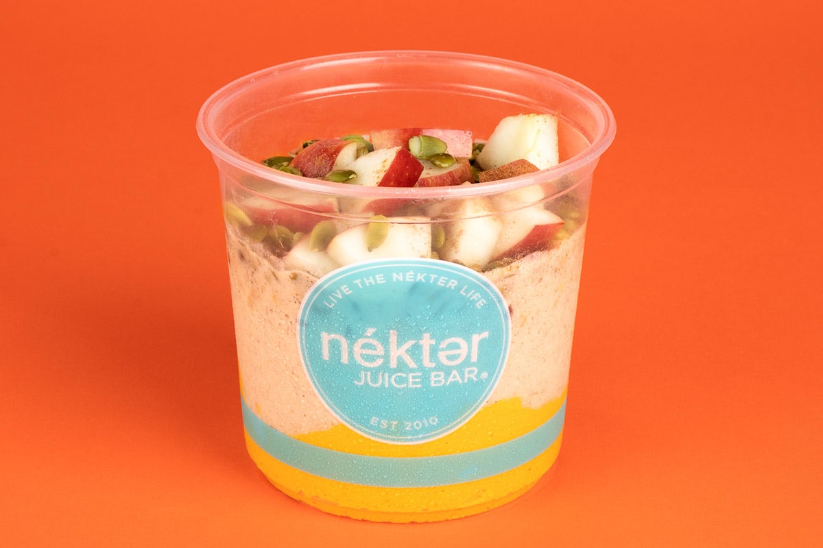 Order Pumpkin Almond Bowl *New & Improved* food online from Nekter Juice Bar store, Rancho Cucamonga on bringmethat.com