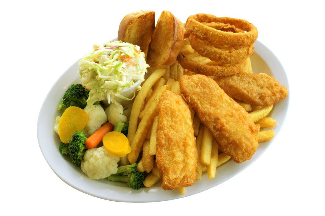 Order Cod Fish Fillet Platter food online from Michael Super Burgers store, Whittier on bringmethat.com
