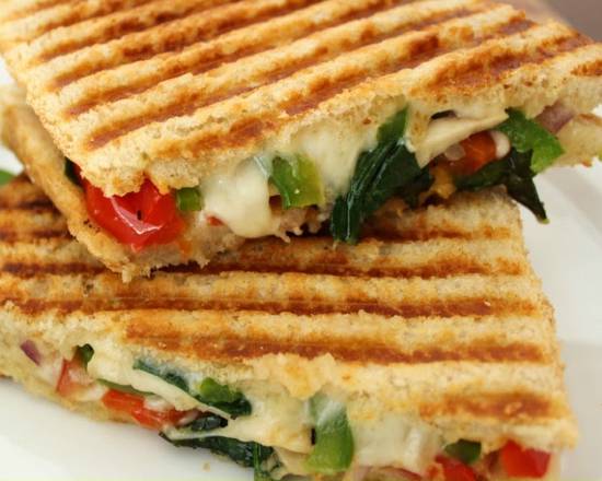 Order Meatless Panini food online from Natures Juice Bar & Cafe store, Raleigh on bringmethat.com