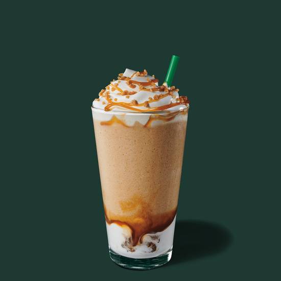 Order Caramel Ribbon Crunch Frappuccino® Blended Beverage food online from Starbucks store, Forney on bringmethat.com
